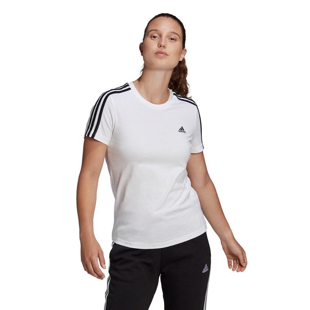 camiseta feminina adidas 3 stripes
