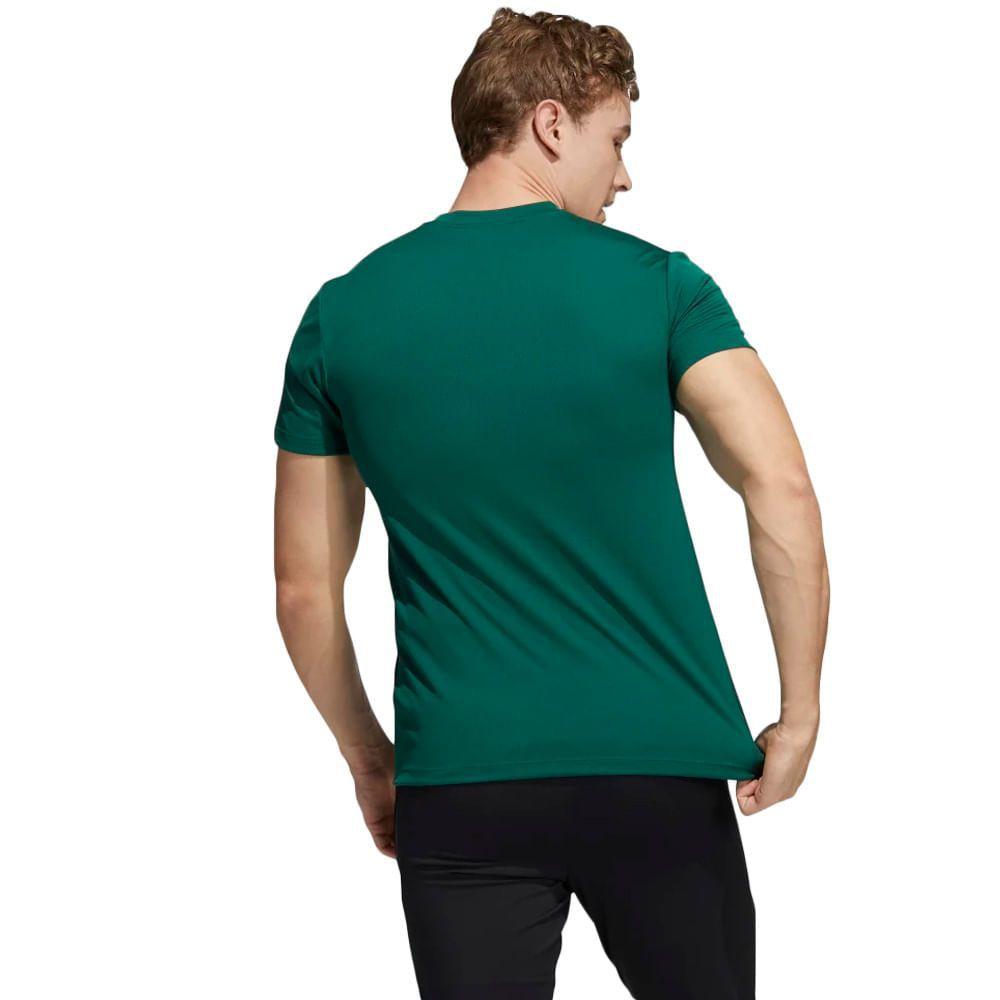 camiseta 3 stripes verde