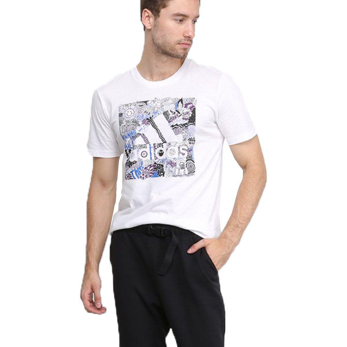 camiseta adidas run it bos masculina