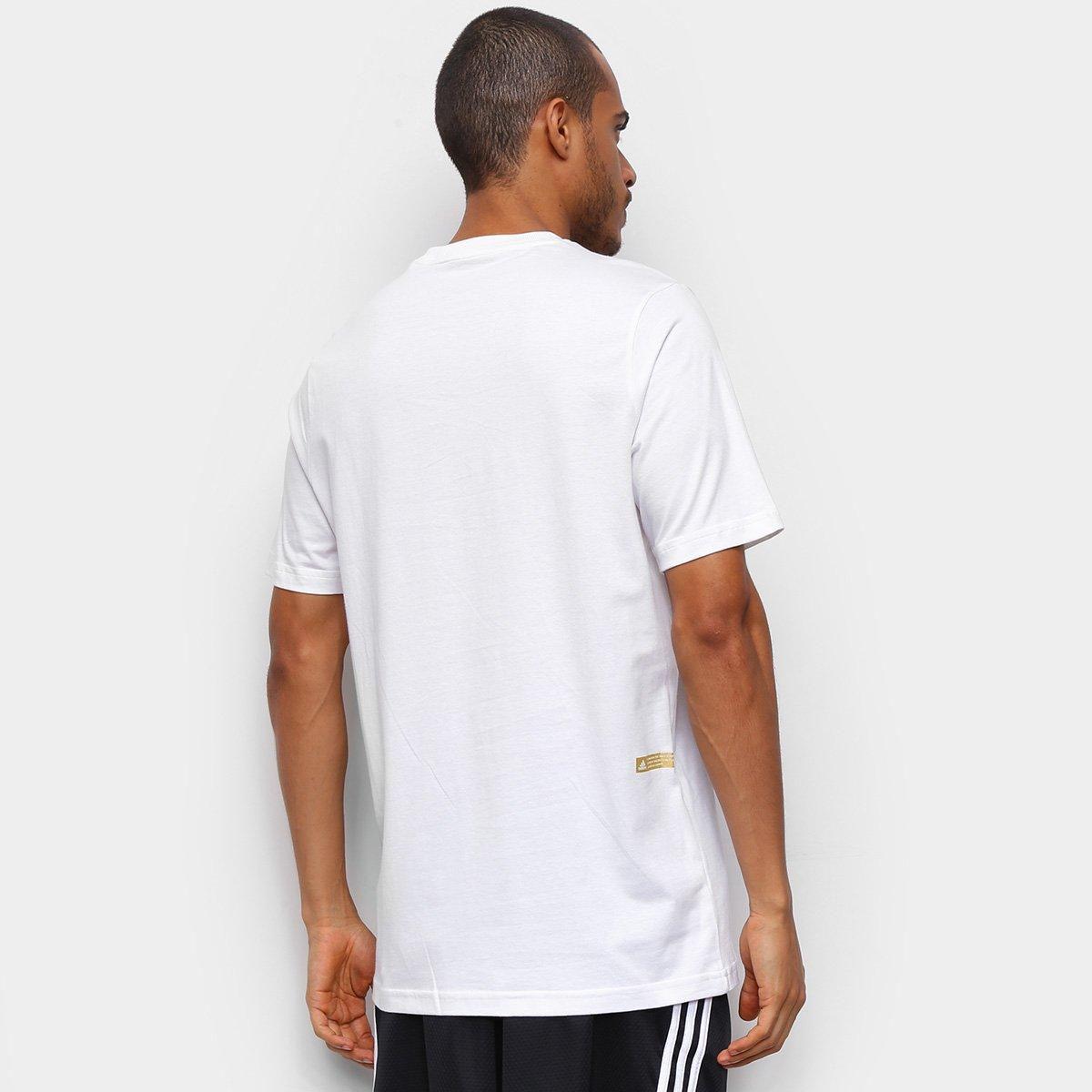 camiseta adidas logo graphic athletics masculina