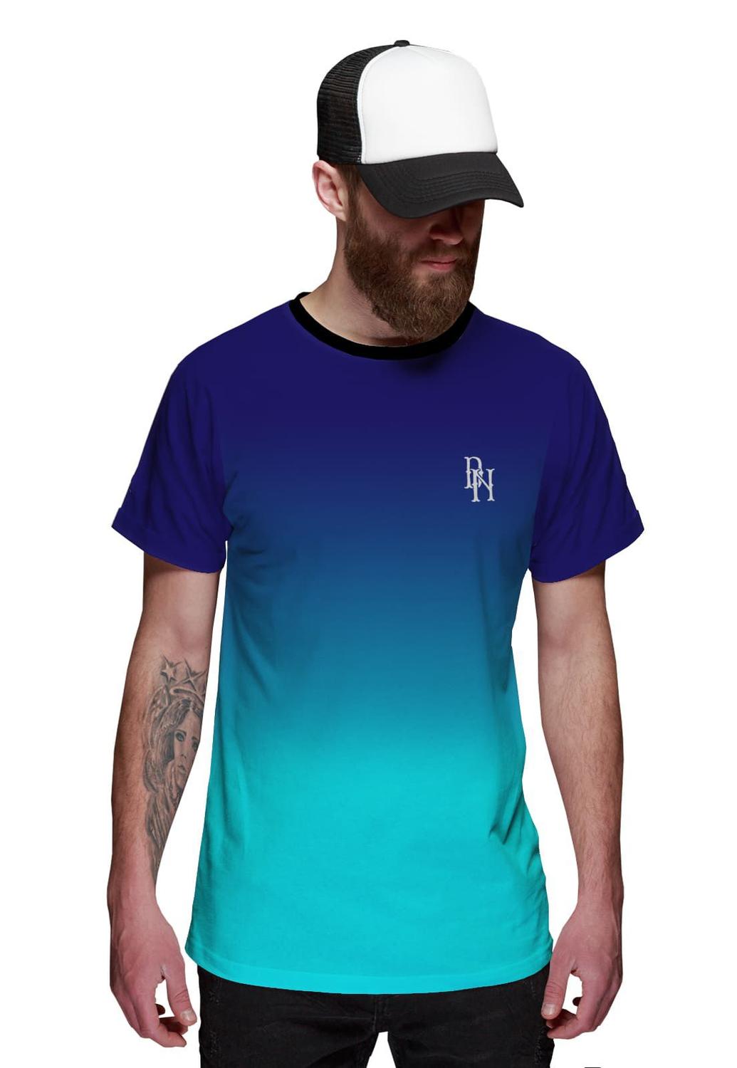 camisa azul oceano