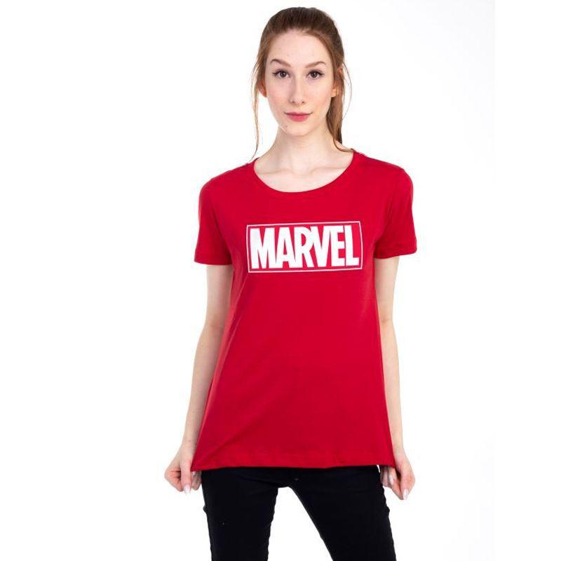 camiseta marvel logo