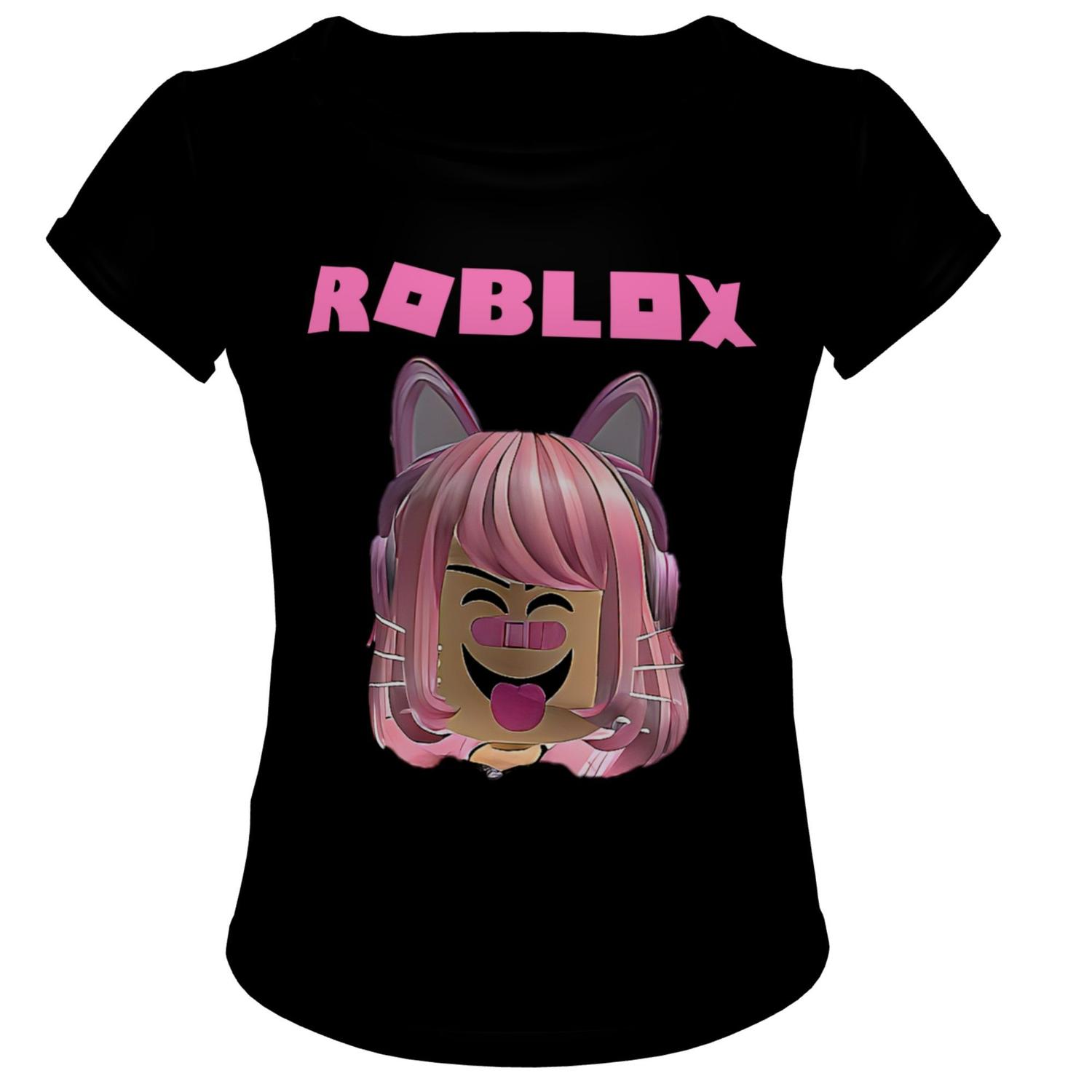 Camiseta Promoção Roblox Girls Infantil Rosa