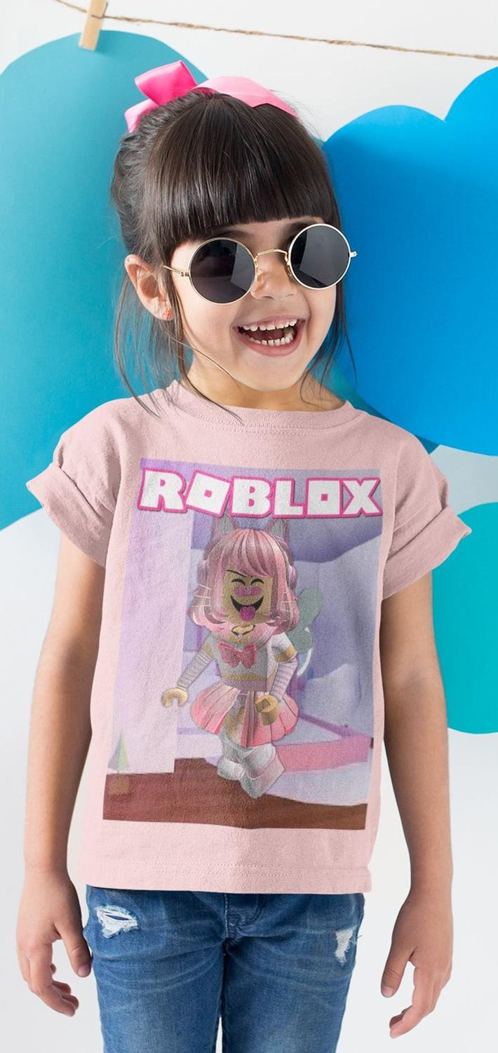 Camiseta Raglan infantil Menina - Roblox - Mangas Pink - Visuarte -  Camiseta Infantil - Magazine Luiza