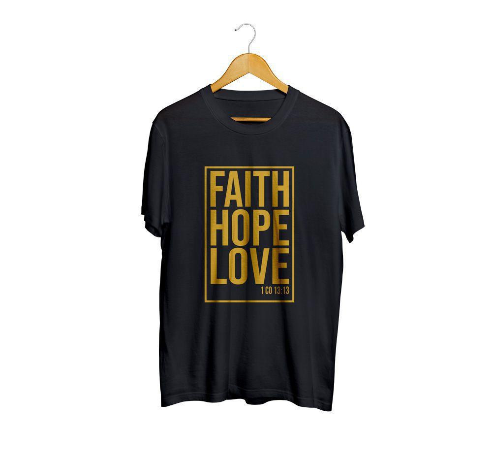 camiseta faith hope love