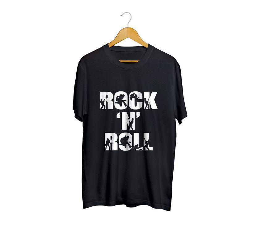 camiseta rock roll