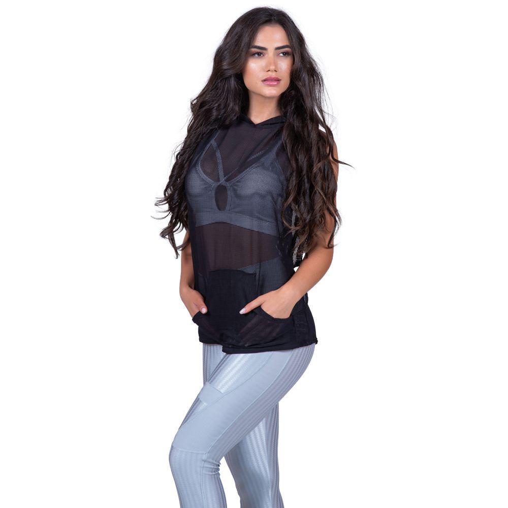 camiseta tela transparente