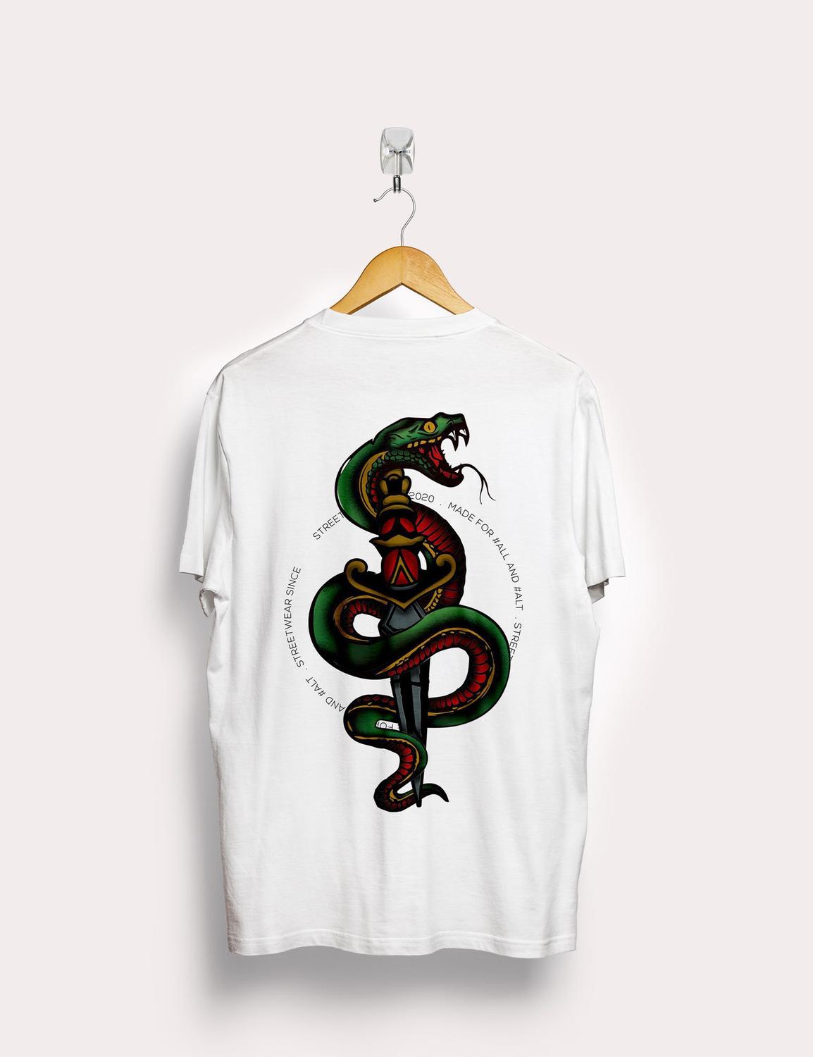camisa estampa de cobra