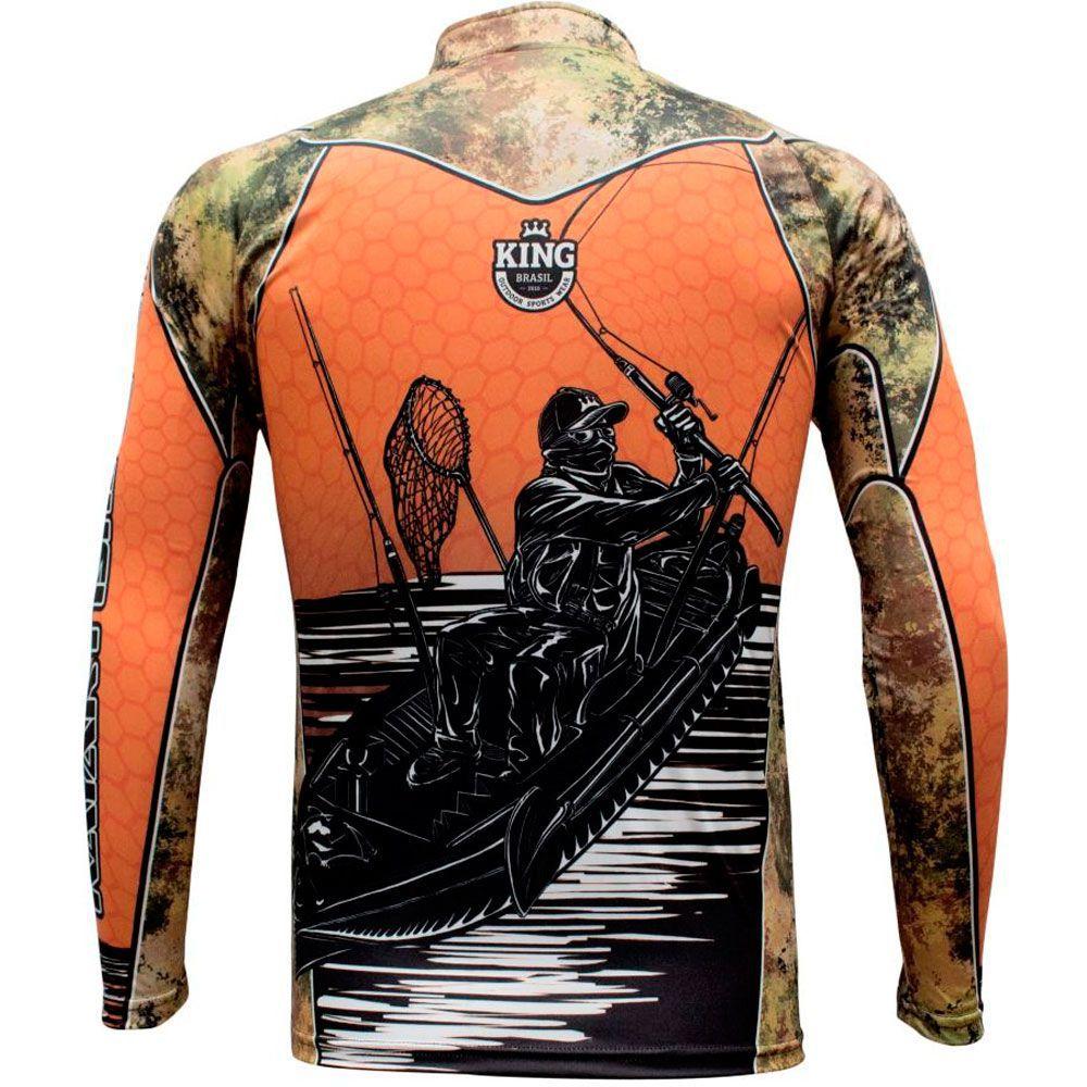 camisa de pesca personalizada king