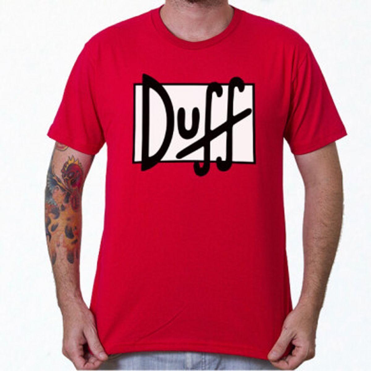 Regularity Experienced person Recreation Camiseta DUFF - Original Camisetas - Camiseta Masculina - Magazine Luiza