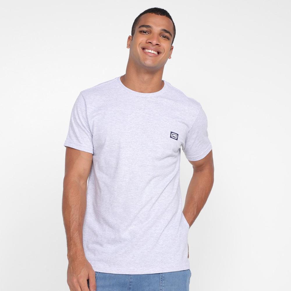 camiseta ecko fashion lisa masculina