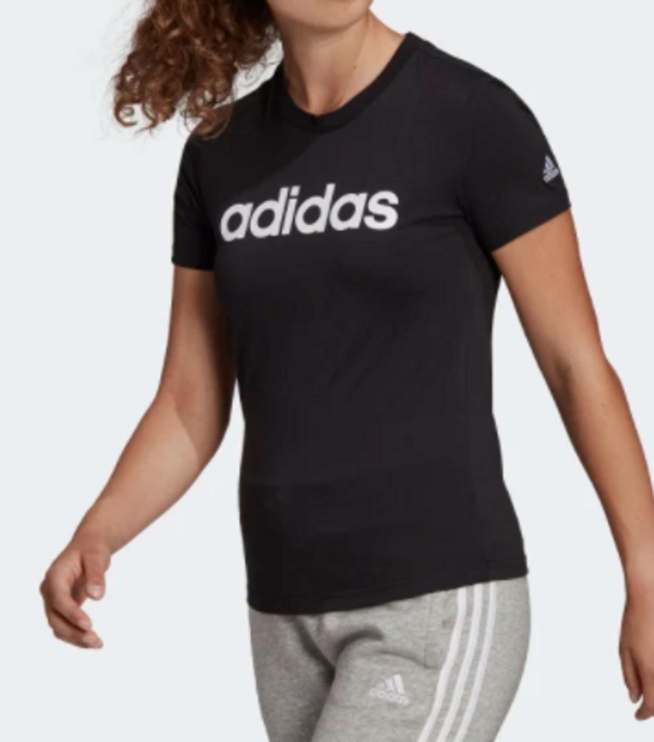 camiseta feminina adidas preta