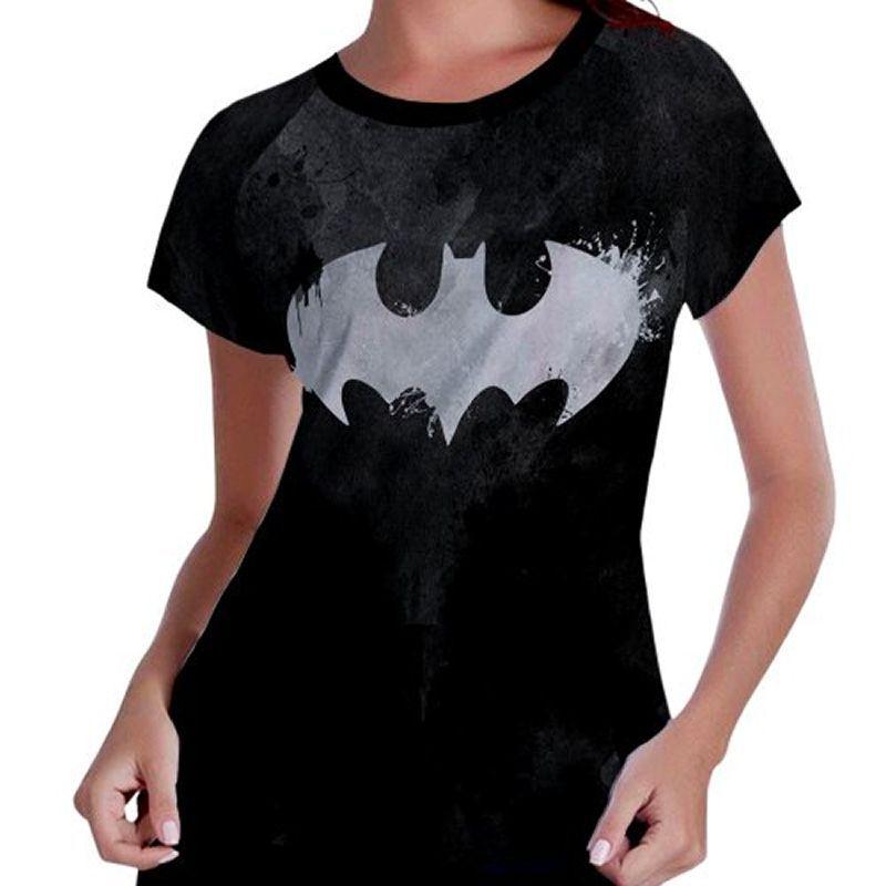 Camiseta Feminina Batman Logo DC Comics - Full Art - Geeks - Camiseta  Feminina - Magazine Luiza