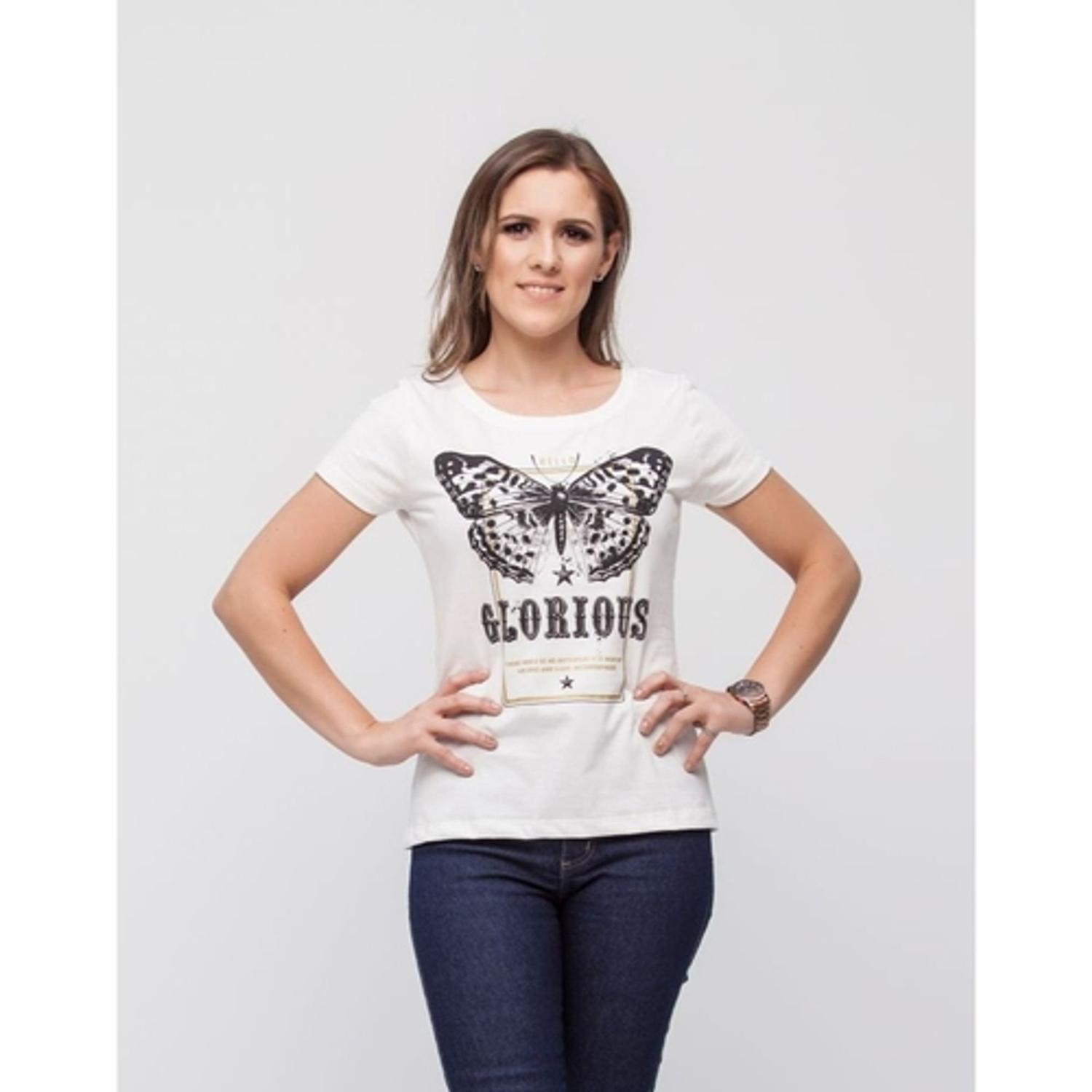 camiseta marca feminina