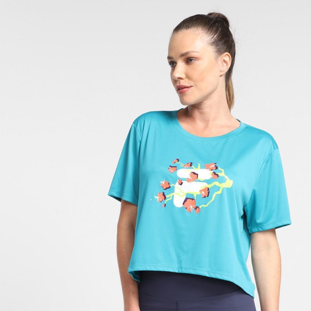 camiseta fila flower
