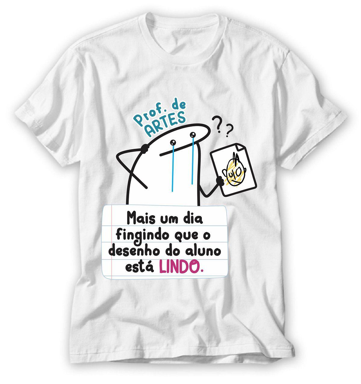 Camiseta A Prova Tá Fácil Pra Quem Estudou Professora Flork Meme;Gênero:Unissex