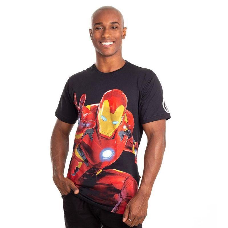 camiseta marvel masculina piticas