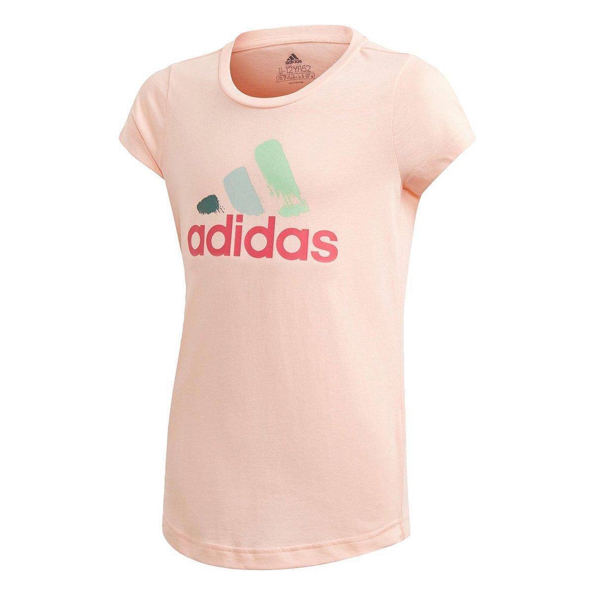 camiseta adidas feminina infantil