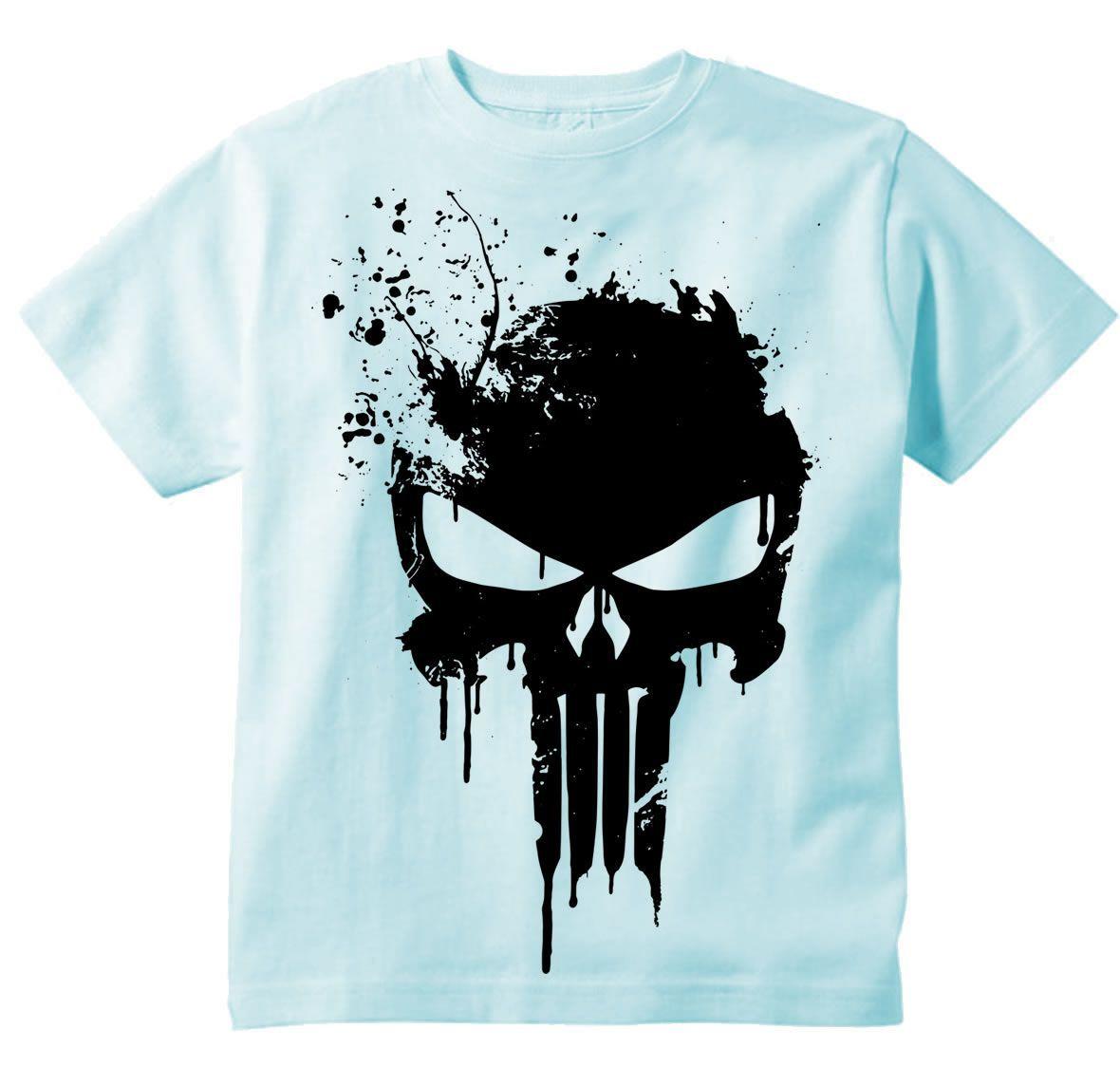 camiseta justiceiro infantil