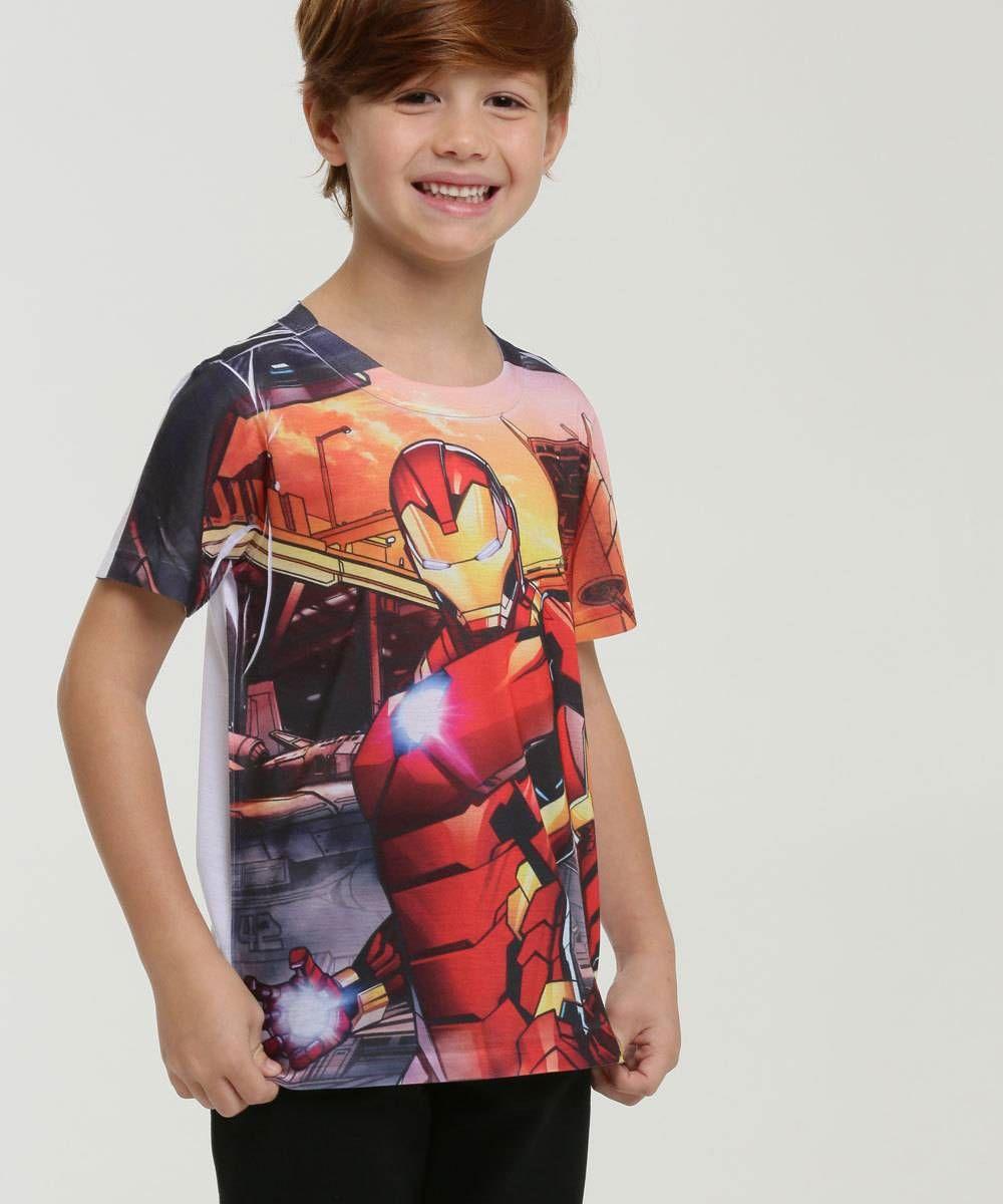 camiseta homem de ferro c&a