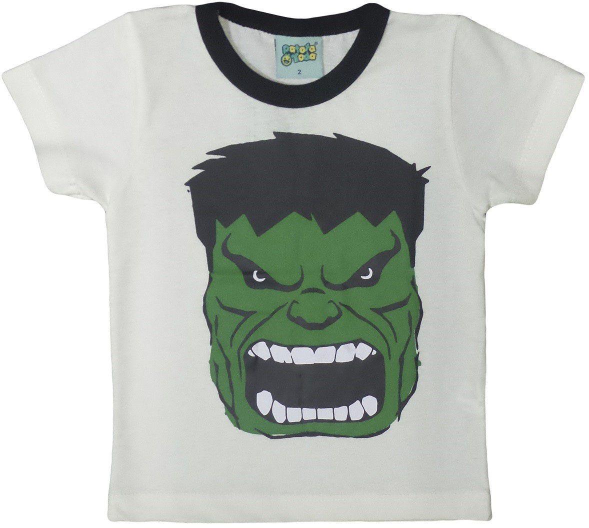 camiseta infantil do incrivel hulk