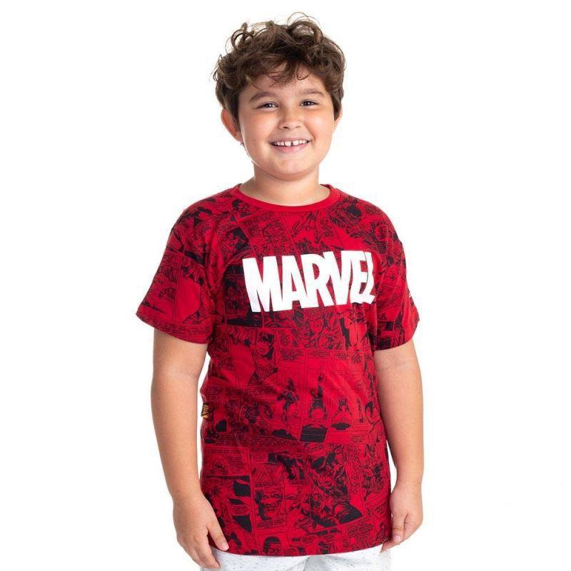 blusa vermelha marvel