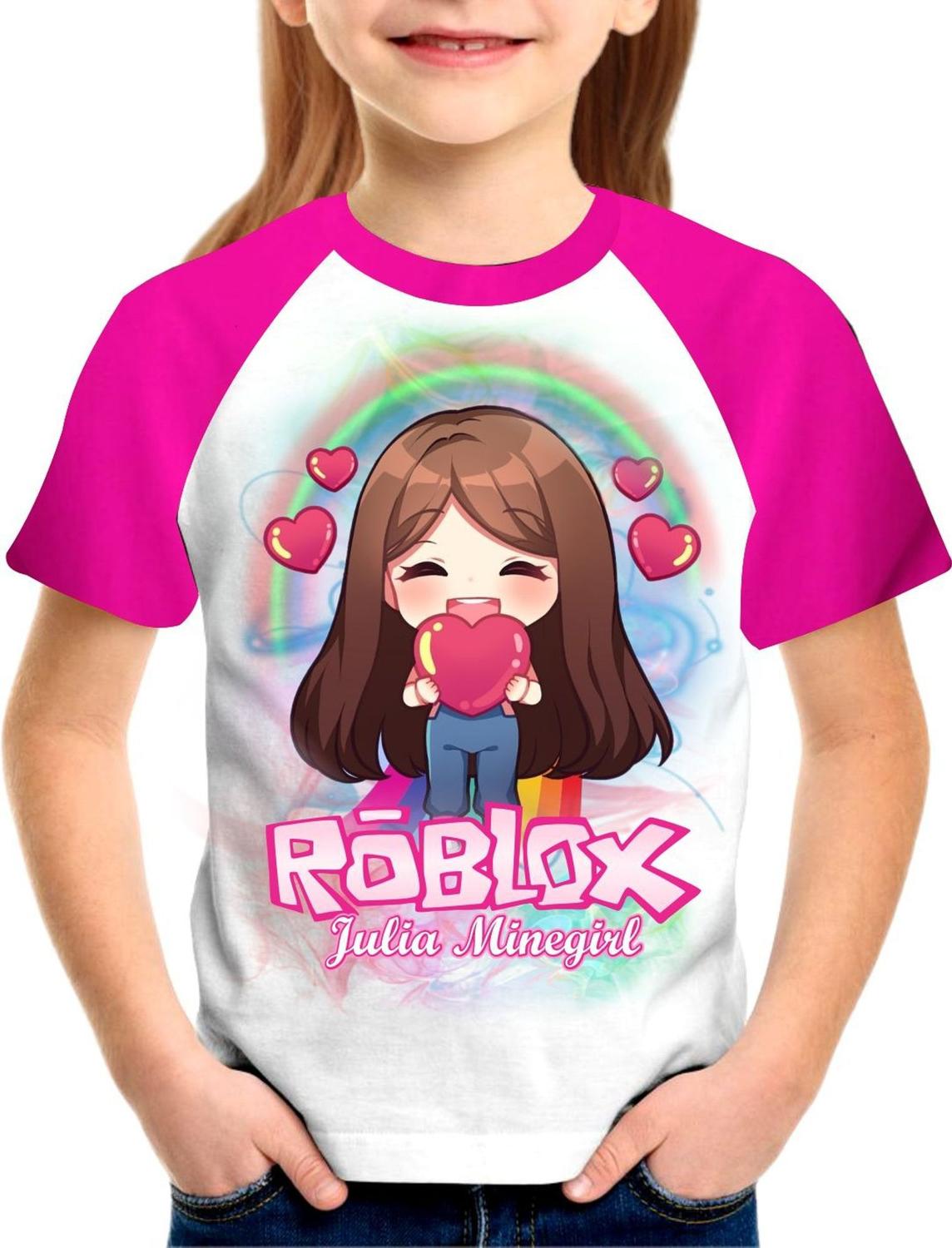 Camiseta Unissex Feminina Roblox Universo Virtual Game MMORPG e