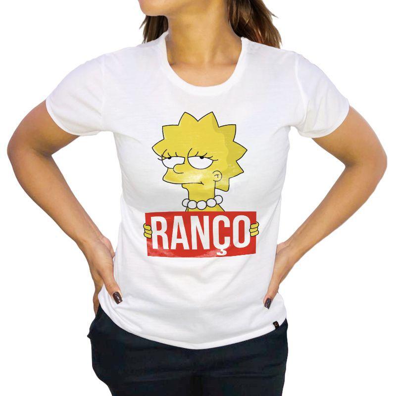 camiseta simpsons feminina