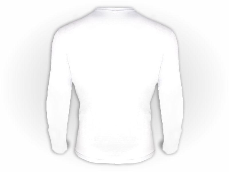 camisa longa branca
