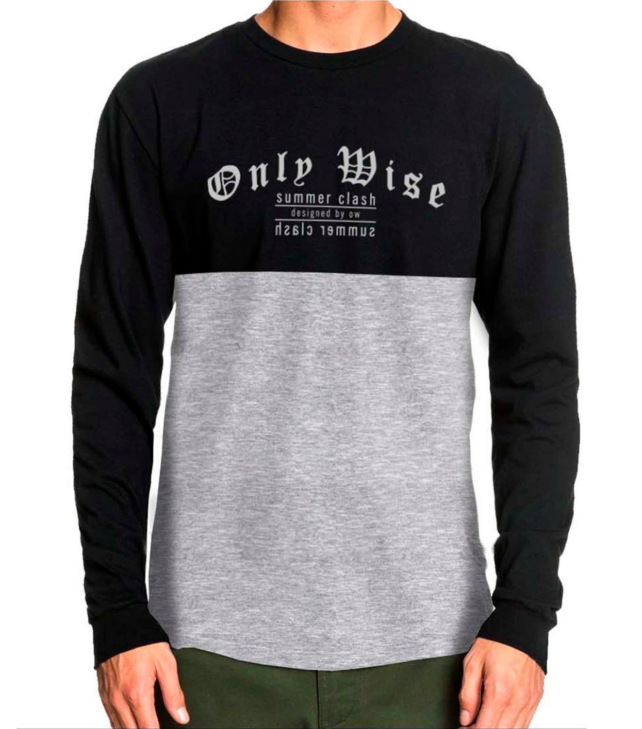 camisetas manga longa masculina de marca