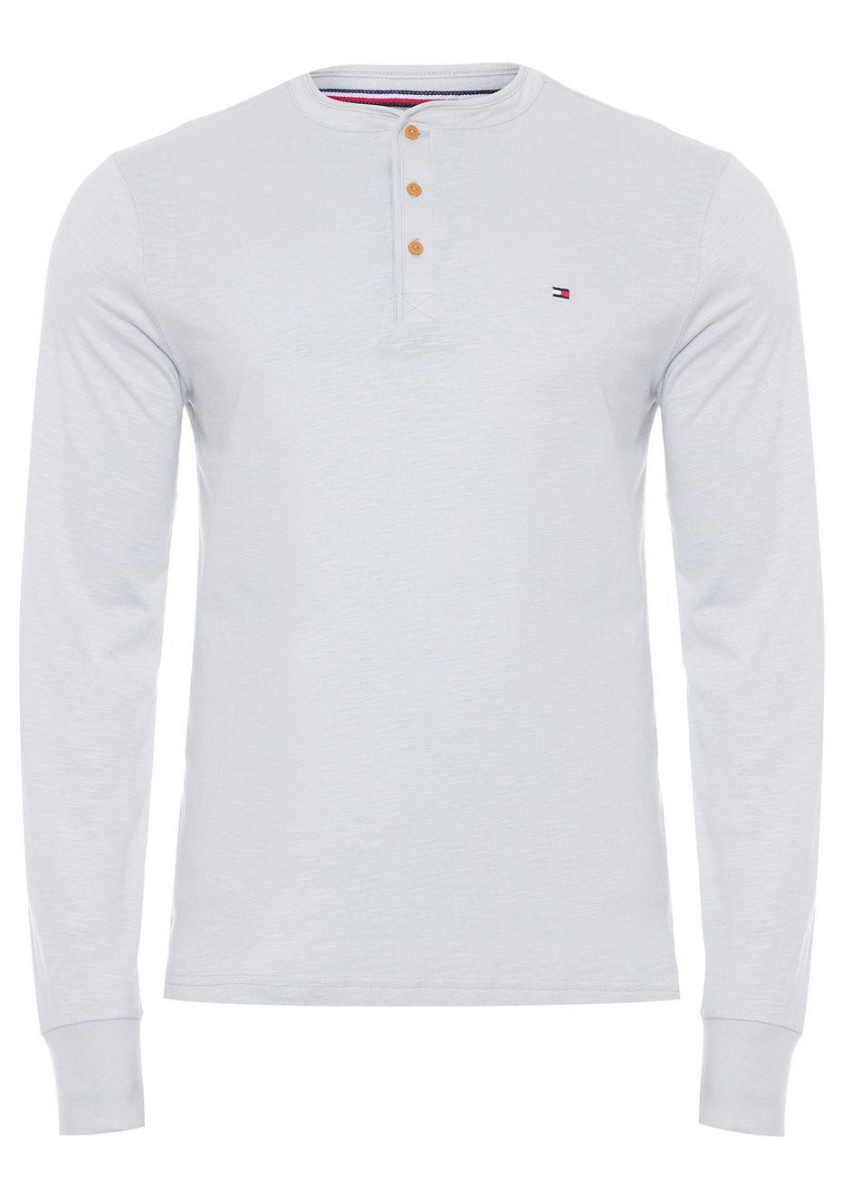blusa manga longa tommy hilfiger feminina