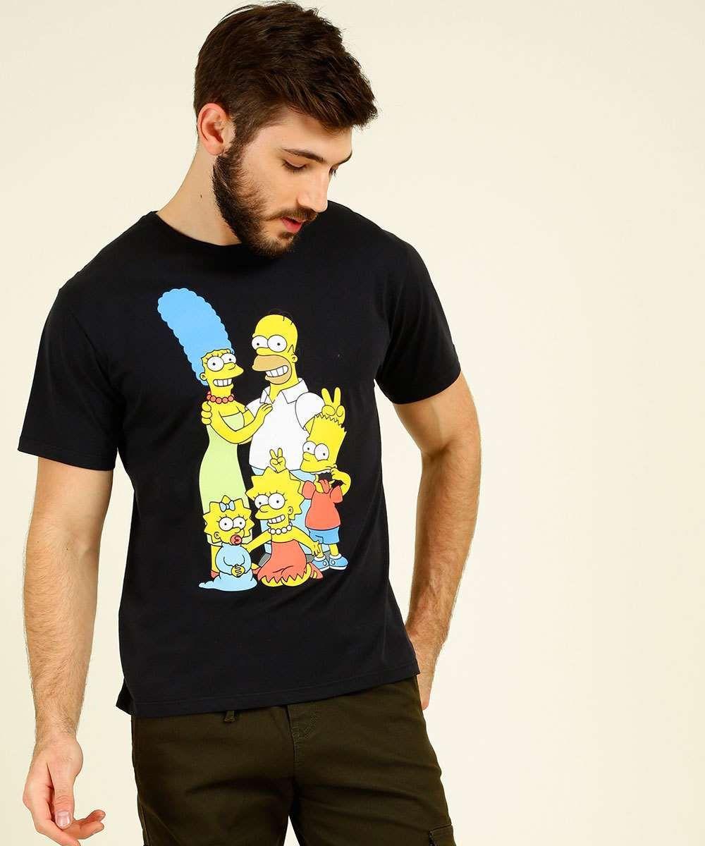 camisa simpsons c&a