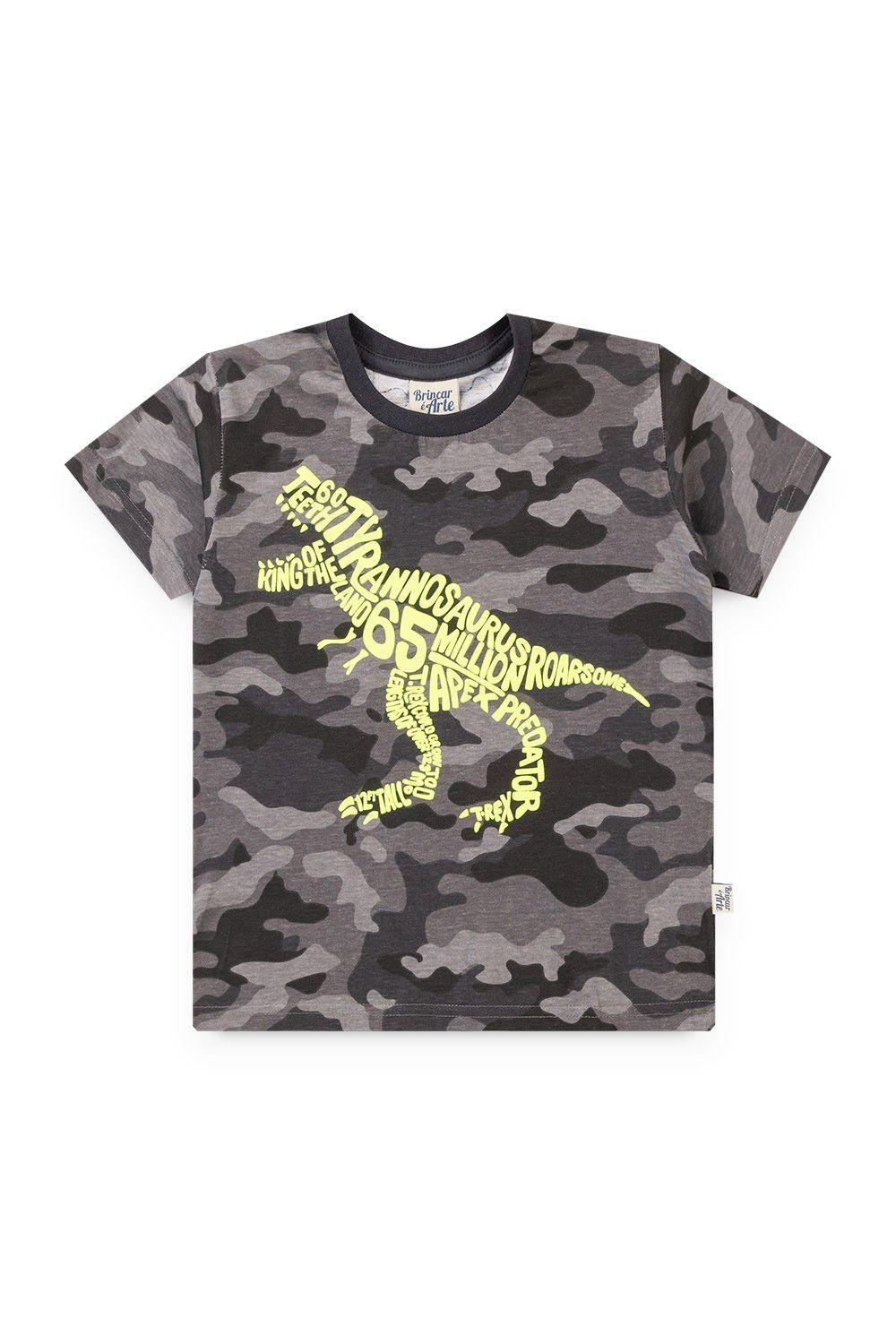 camiseta estampa camuflada