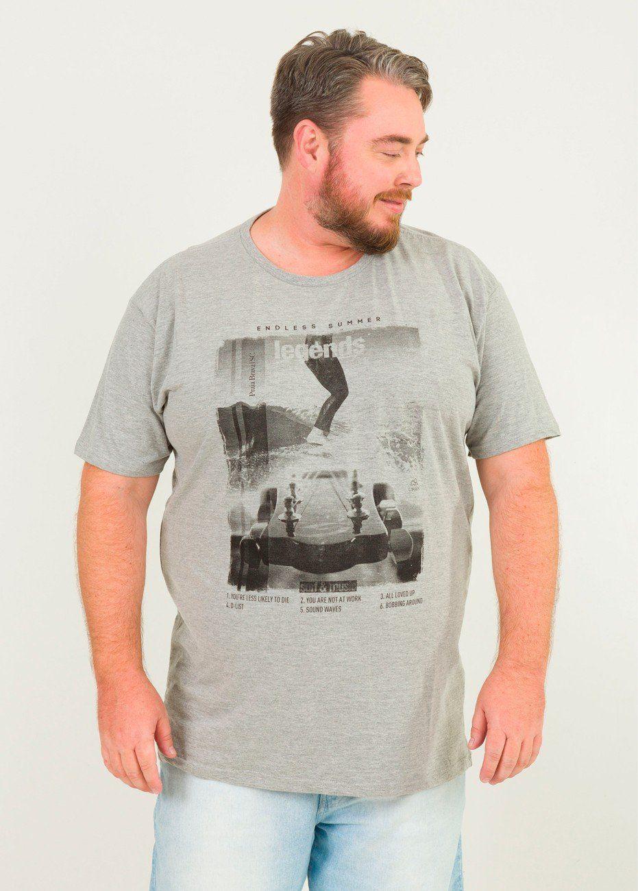 camiseta surf plus size