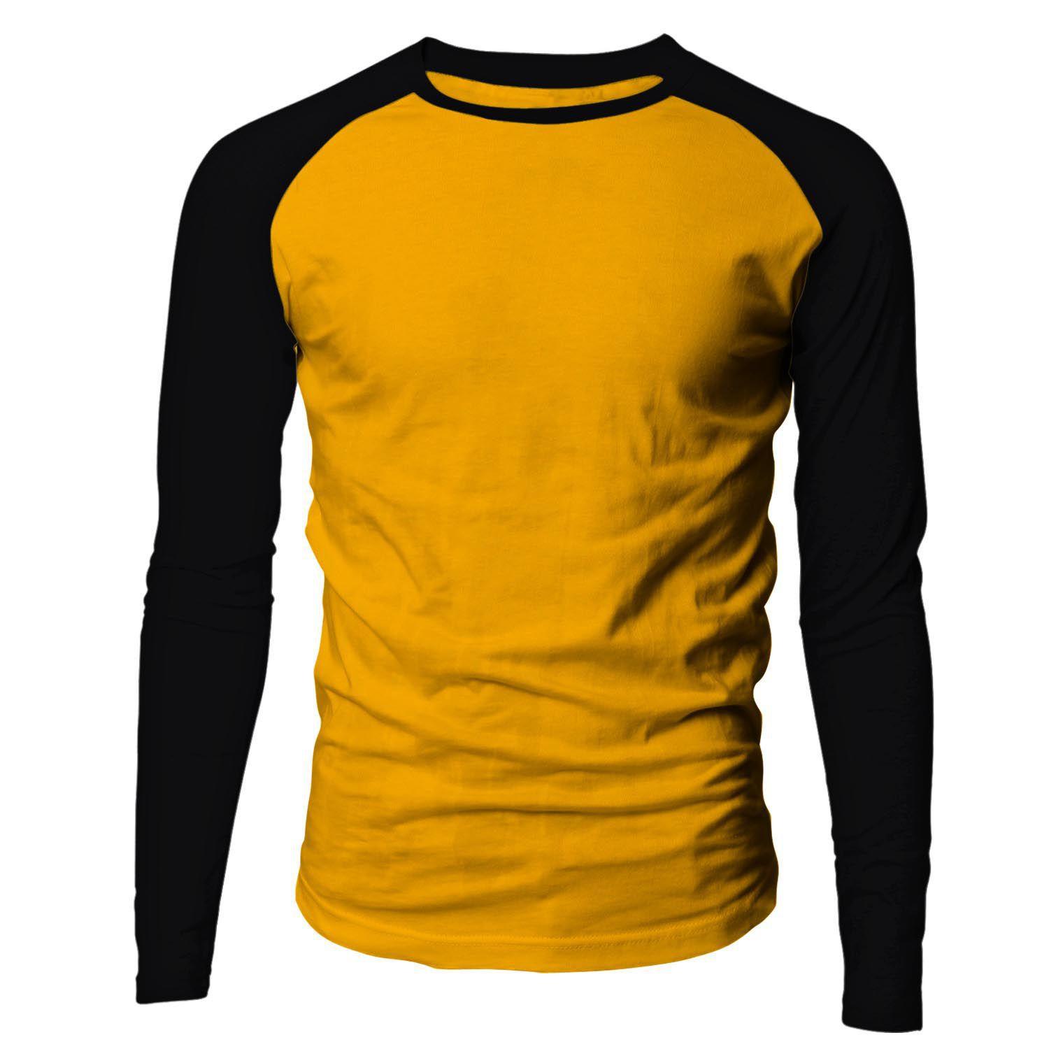 camiseta raglan laranja
