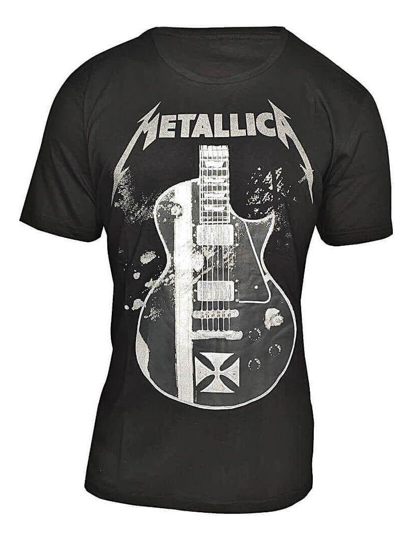 camiseta da banda metallica