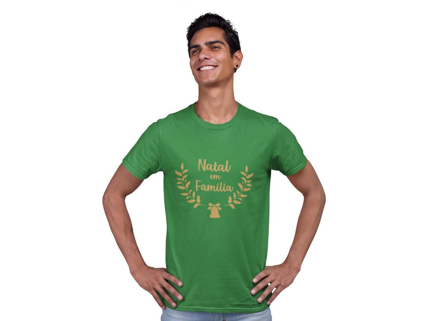 camiseta natal verde