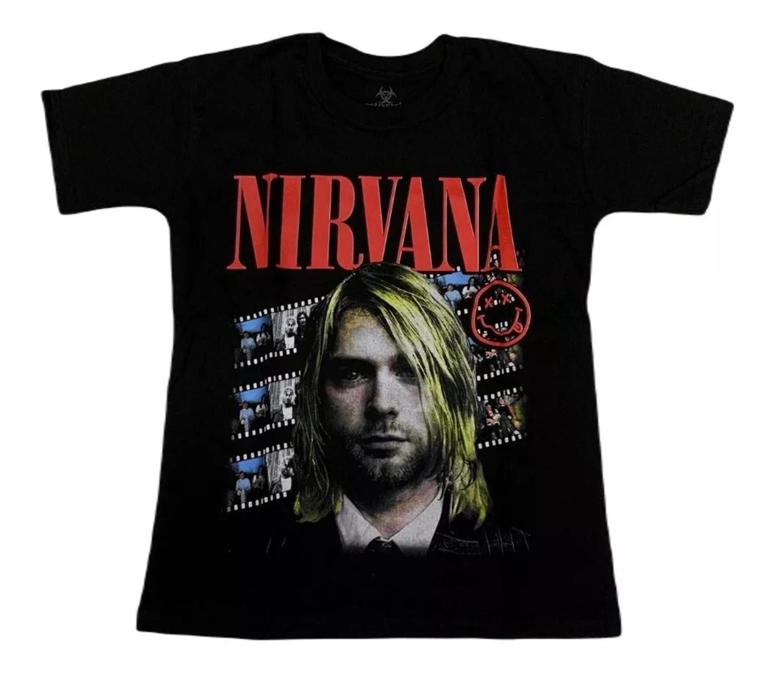 Camiseta kurt cobain deals