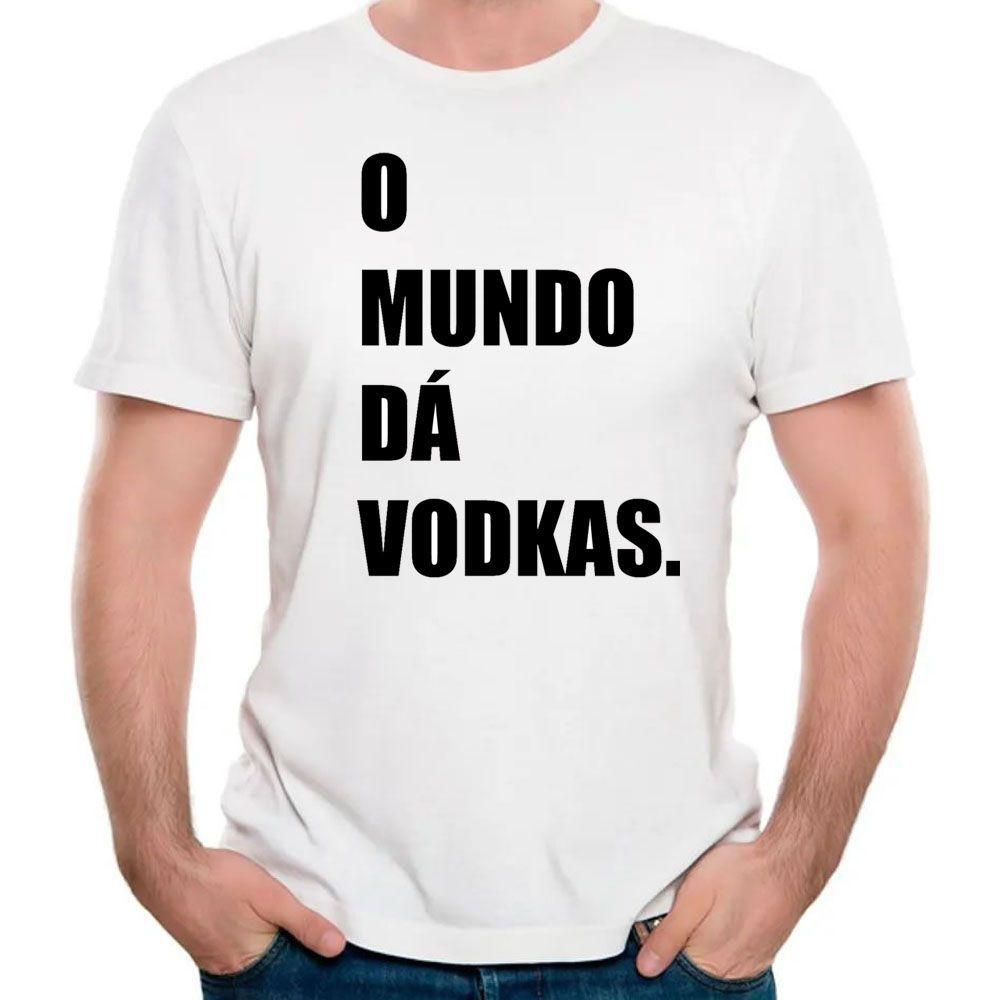 camiseta o mundo da vodkas