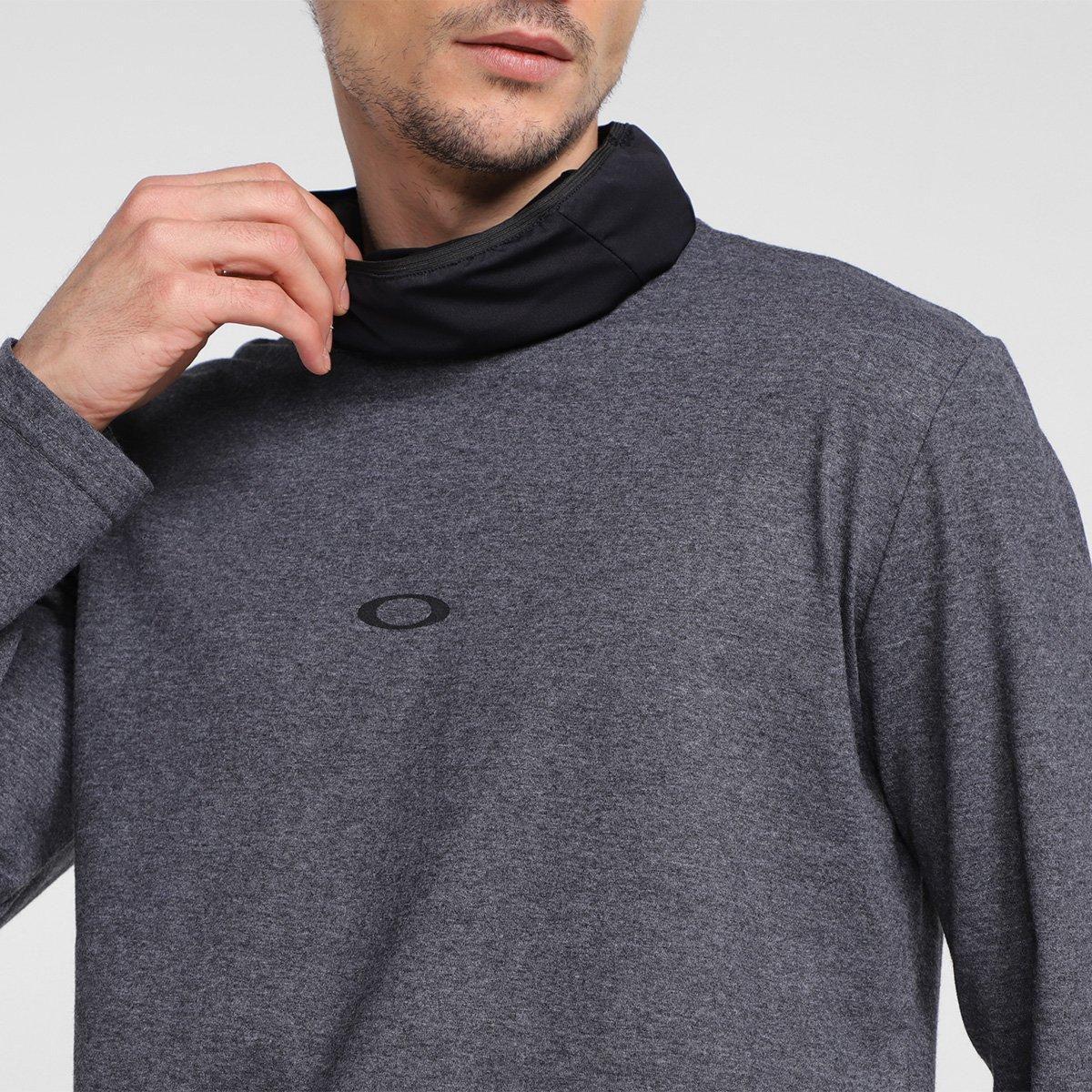 polo manga longa oakley