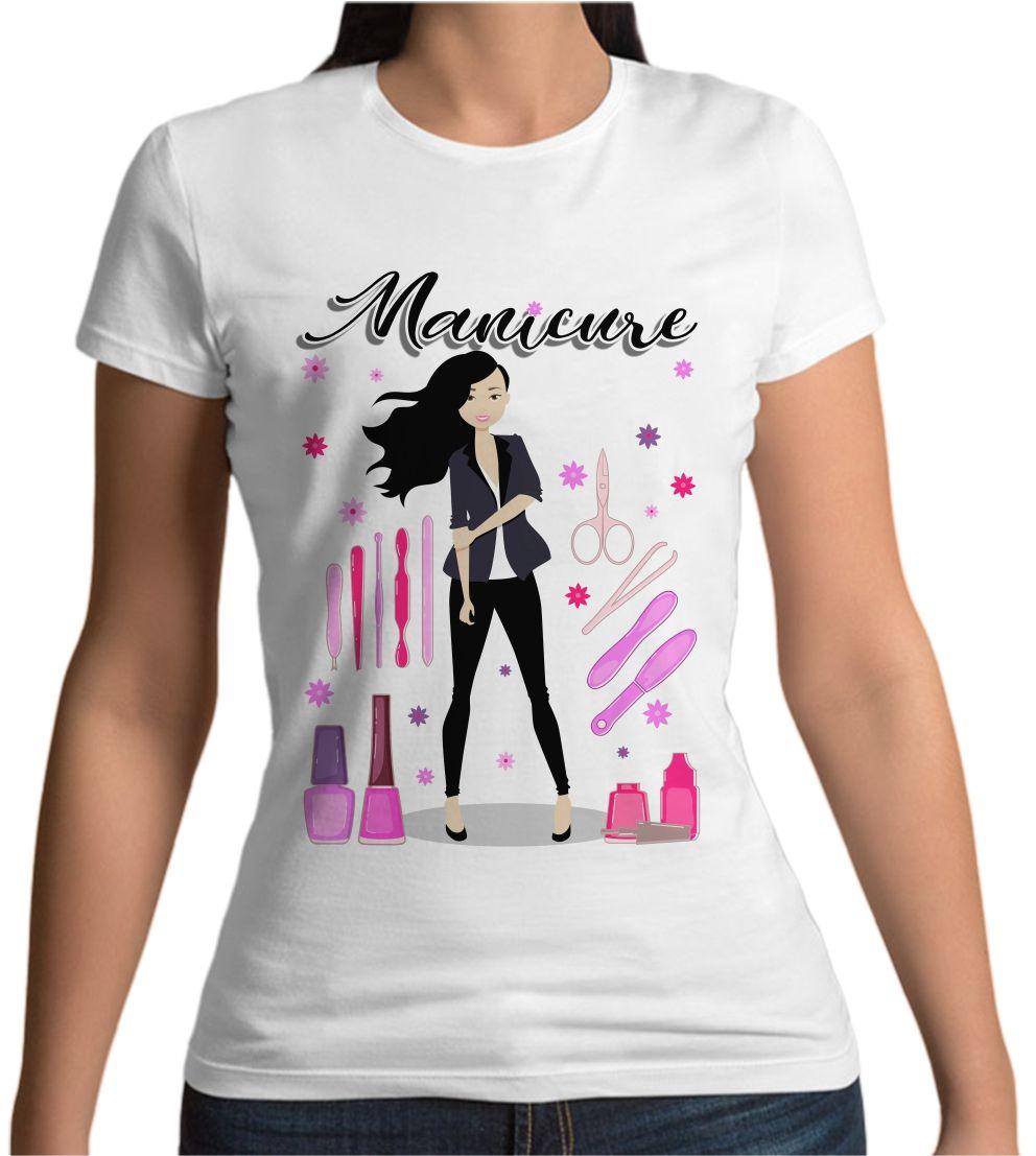 manicure - VIDAPE Camiseta Feminina - Magazine Luiza