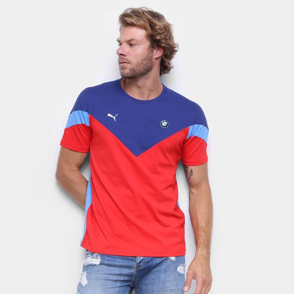 camisa bmw vermelha