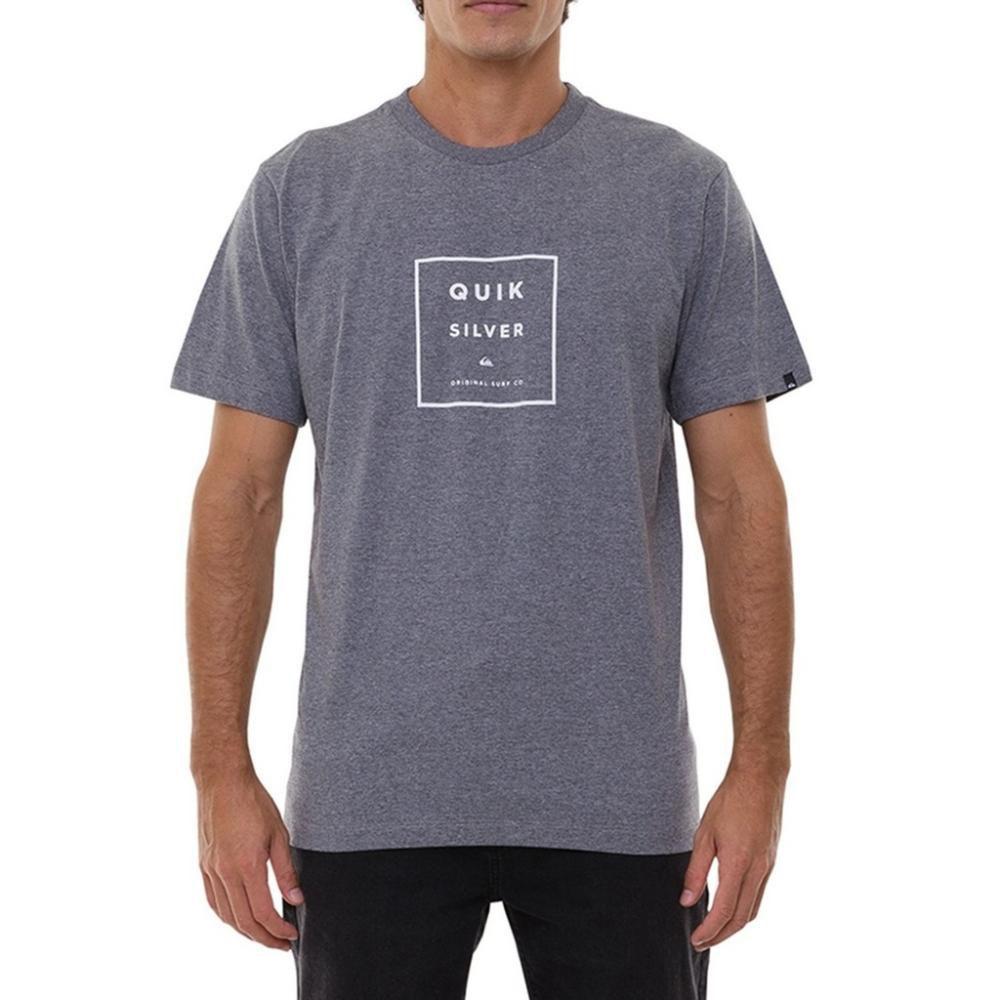 camiseta quiksilver cinza