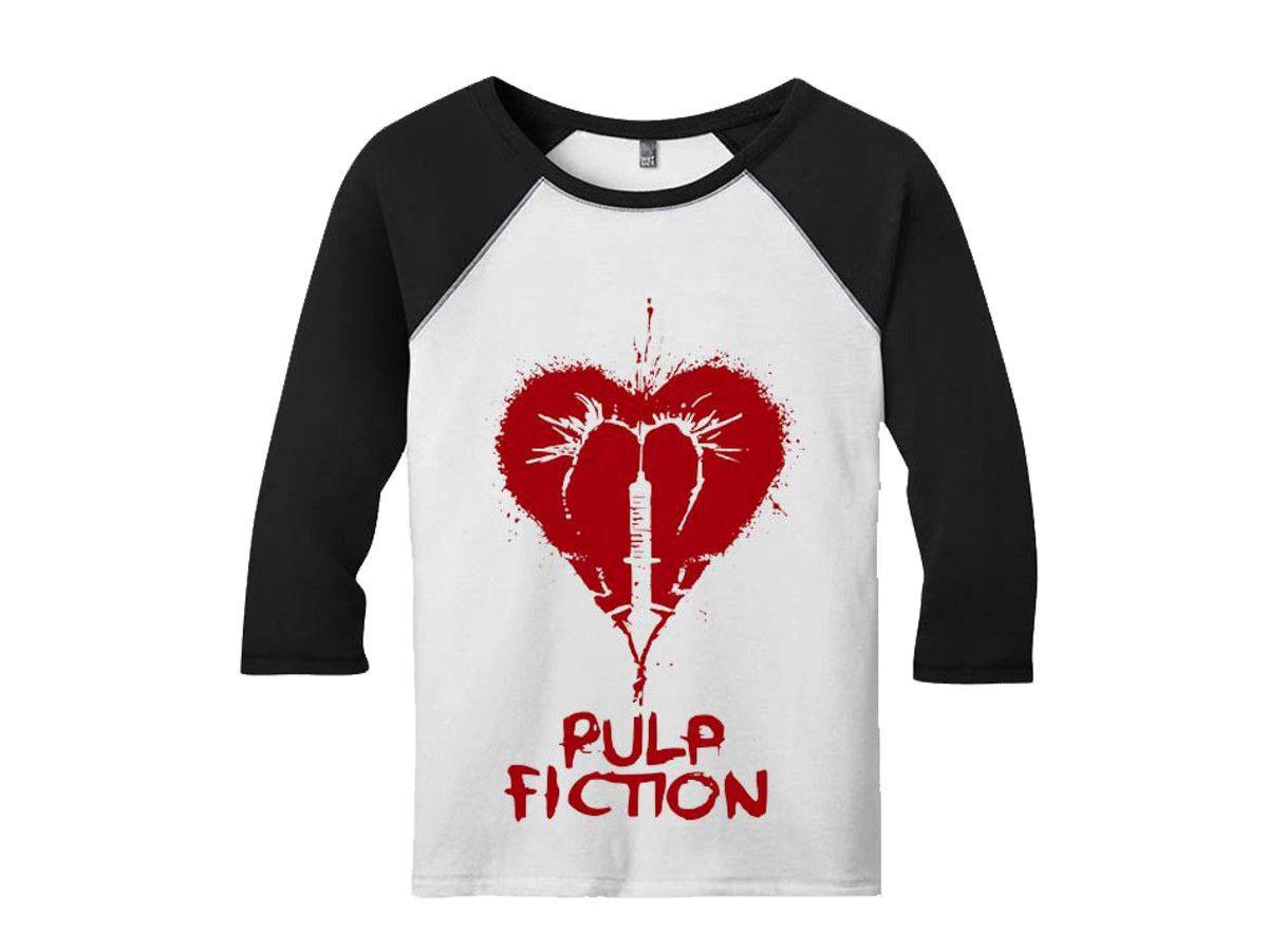 camiseta pulp fiction feminina