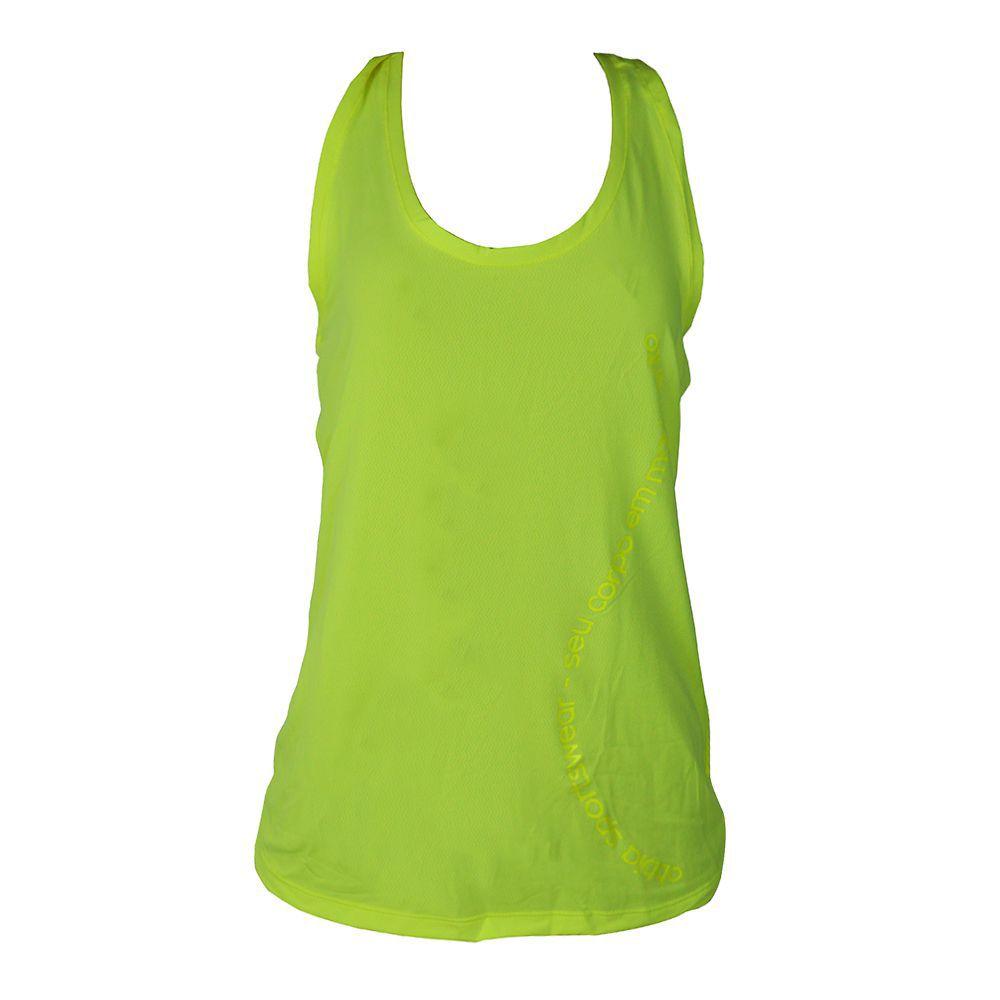 camiseta regata longa feminina