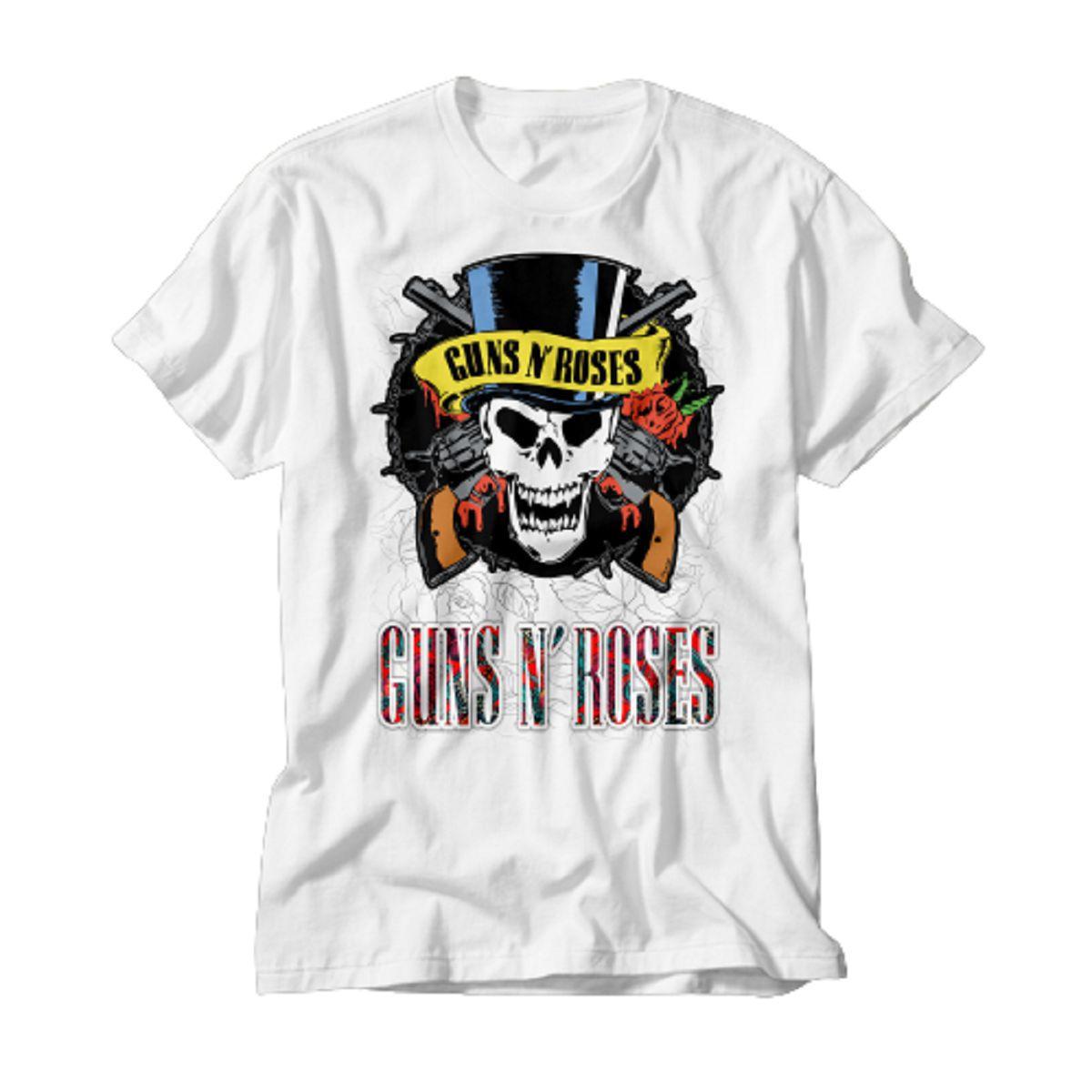 blusa bandas de rock