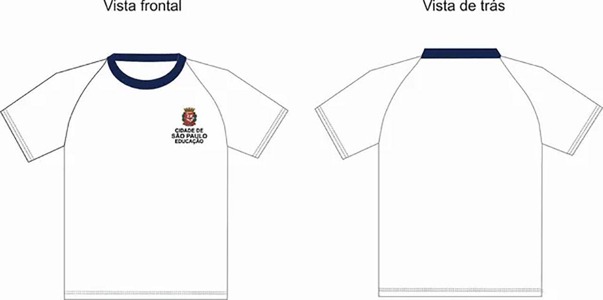 Camiseta Uniforme Escolar Prefeitura Sp Atacado Varejo Trilha