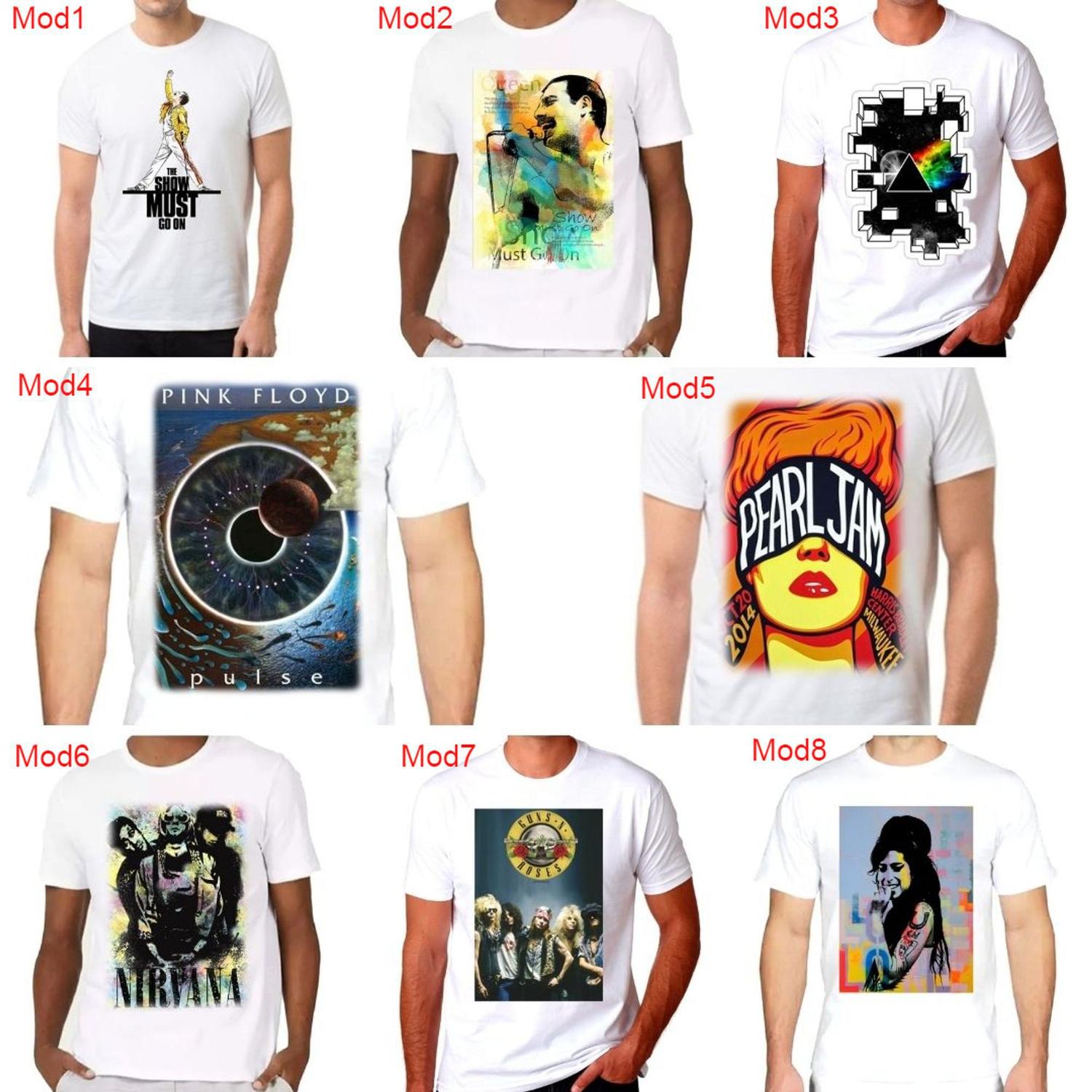 t shirt de bandas