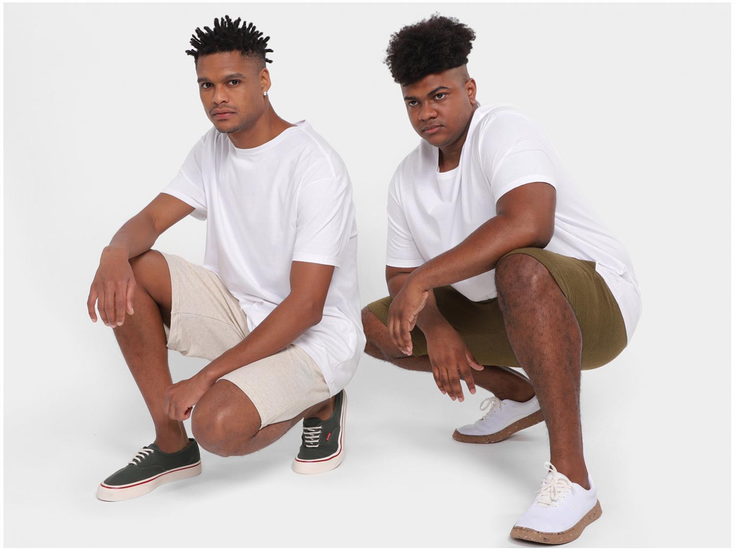 camiseta alongada lisa