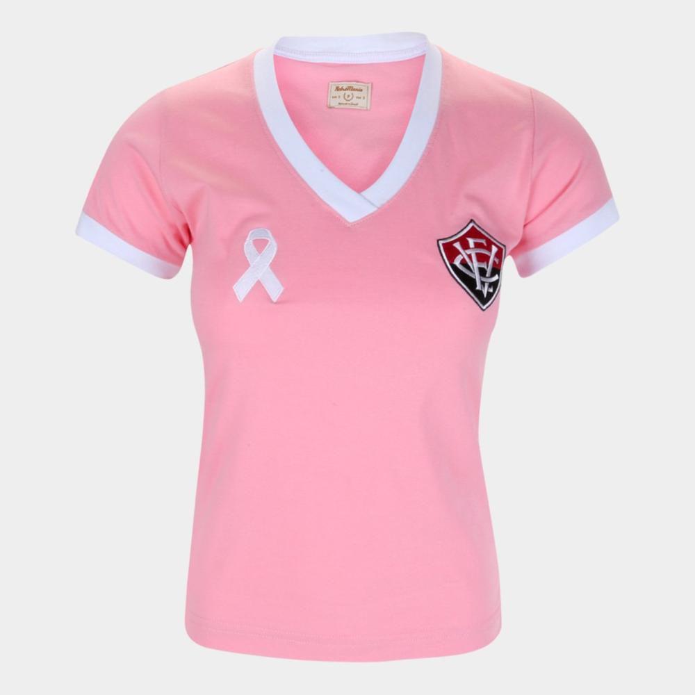 camisa vasco feminina outubro rosa